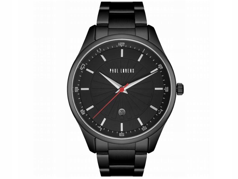 Černé hodinky pro muže na náramku a datumovkou jako dárek