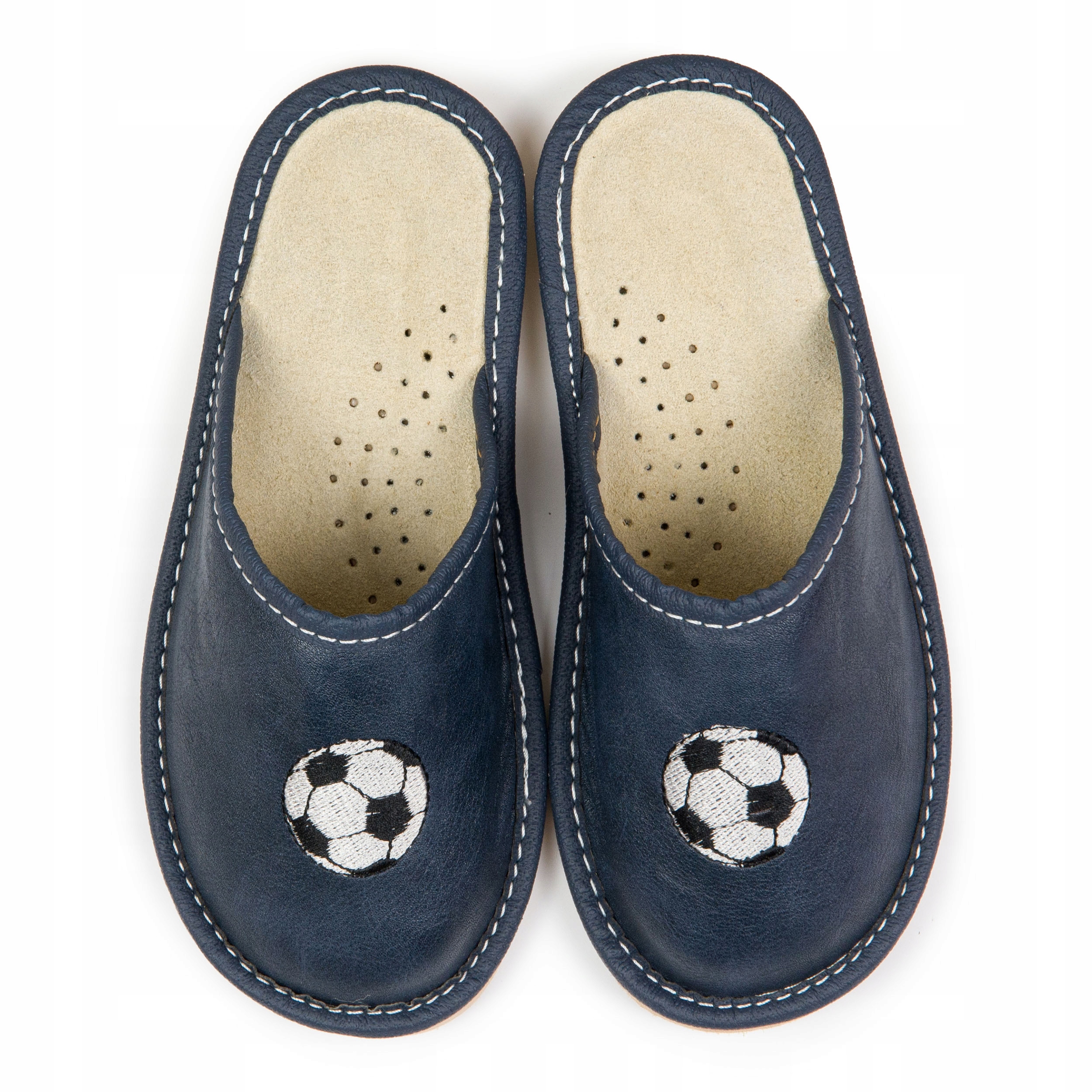 DZIECIĘCE KAPCIE PANTOFLE SKÓRZANE PIŁKA JAKOŚĆ!! Bohater Inny