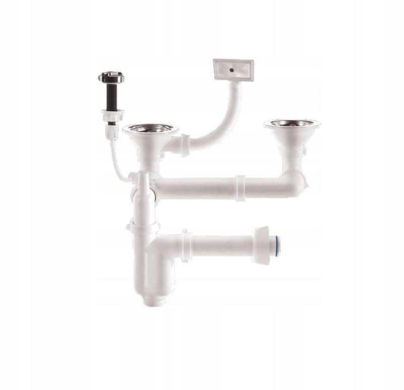 SYFON ZLEW 2-KOM AUTOMATYCZNY OSZCZEDZAJĄCY 3,5''