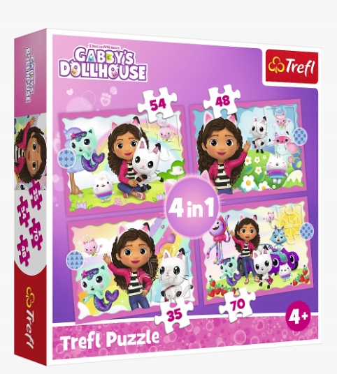 

Trefl Puzzle Przygody Gabi 4w1
