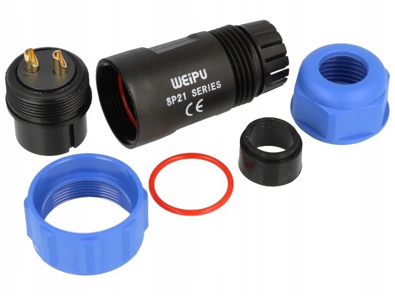 GNIAZDO 4 pin 4,0mm2 IP68 30A 500V Weipu Kod producenta SP2110/S4II