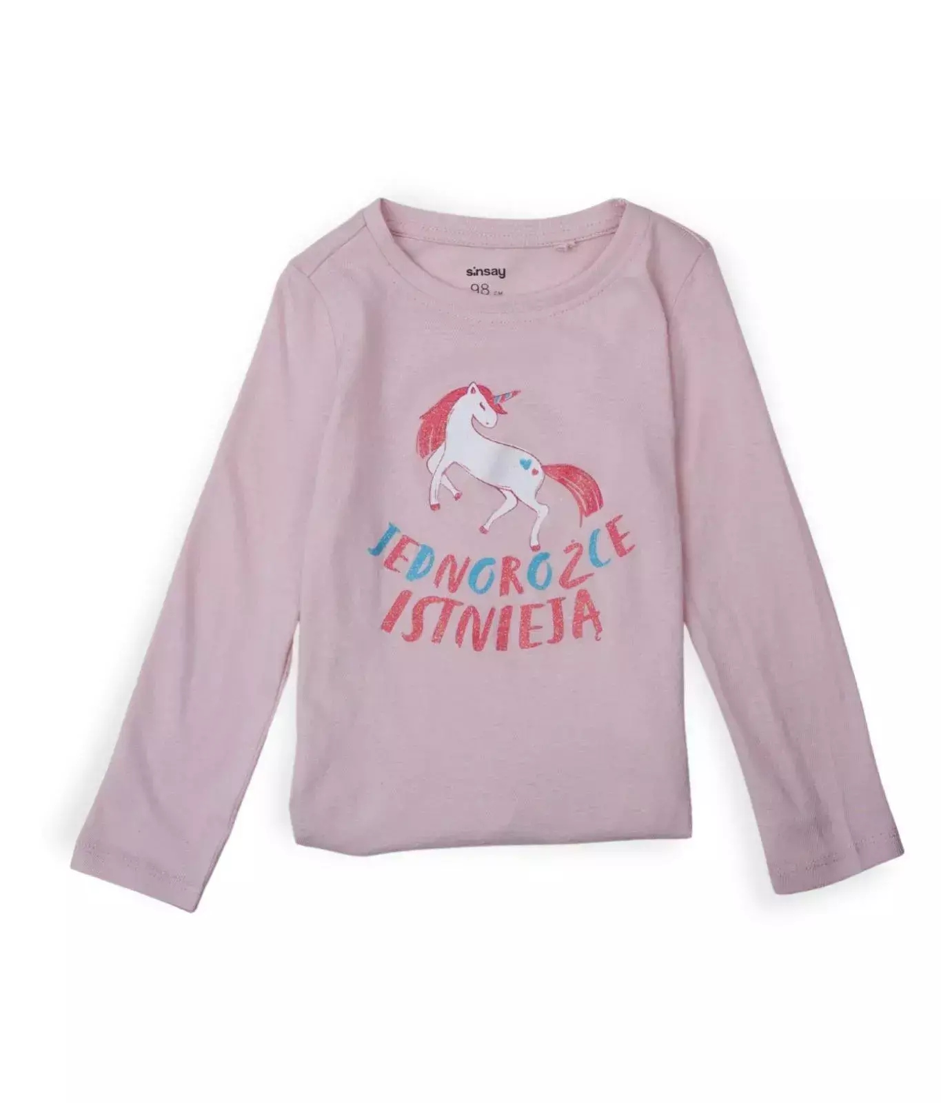 

Różowa bluzka z jednorożcem dziewczęca 128 Sinsay