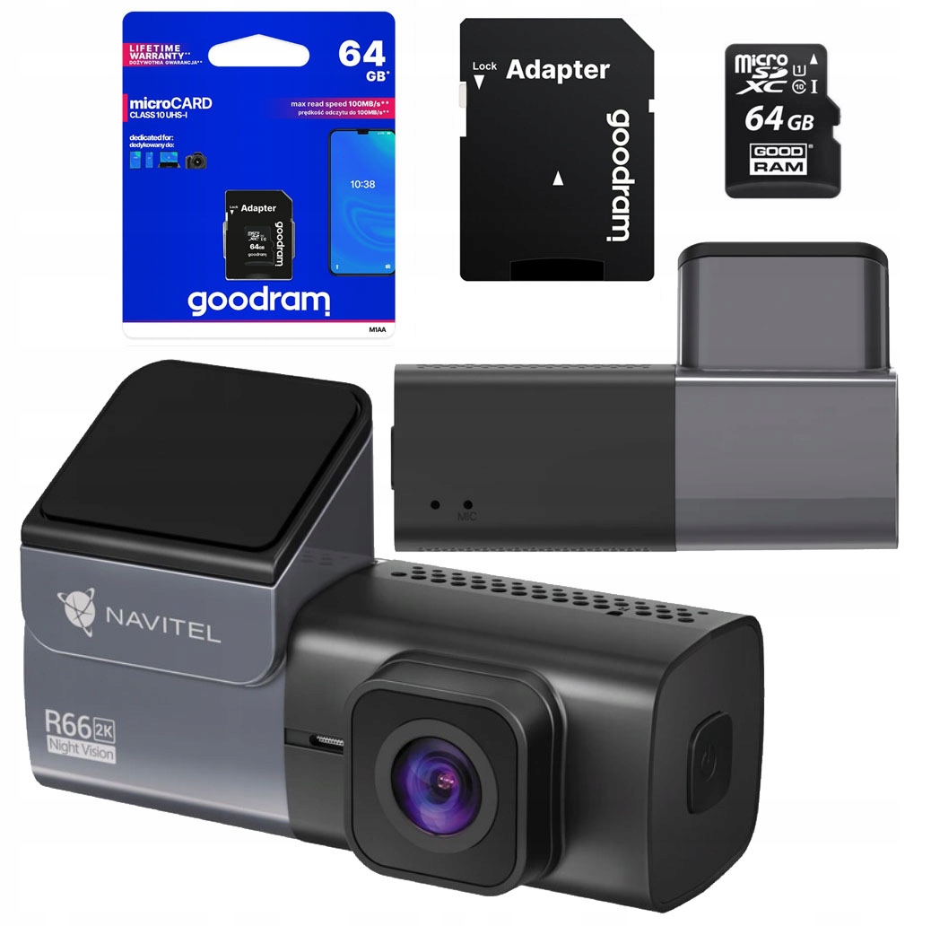 

Wideorejestrator Navitel R66 2K Nv Karta 64