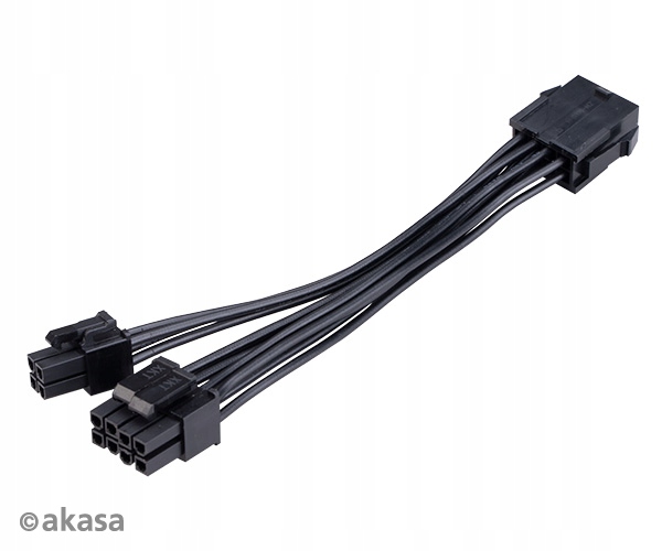 Adapter AKASA 8 pin na 12 pin 8 + 4 pin ATX
