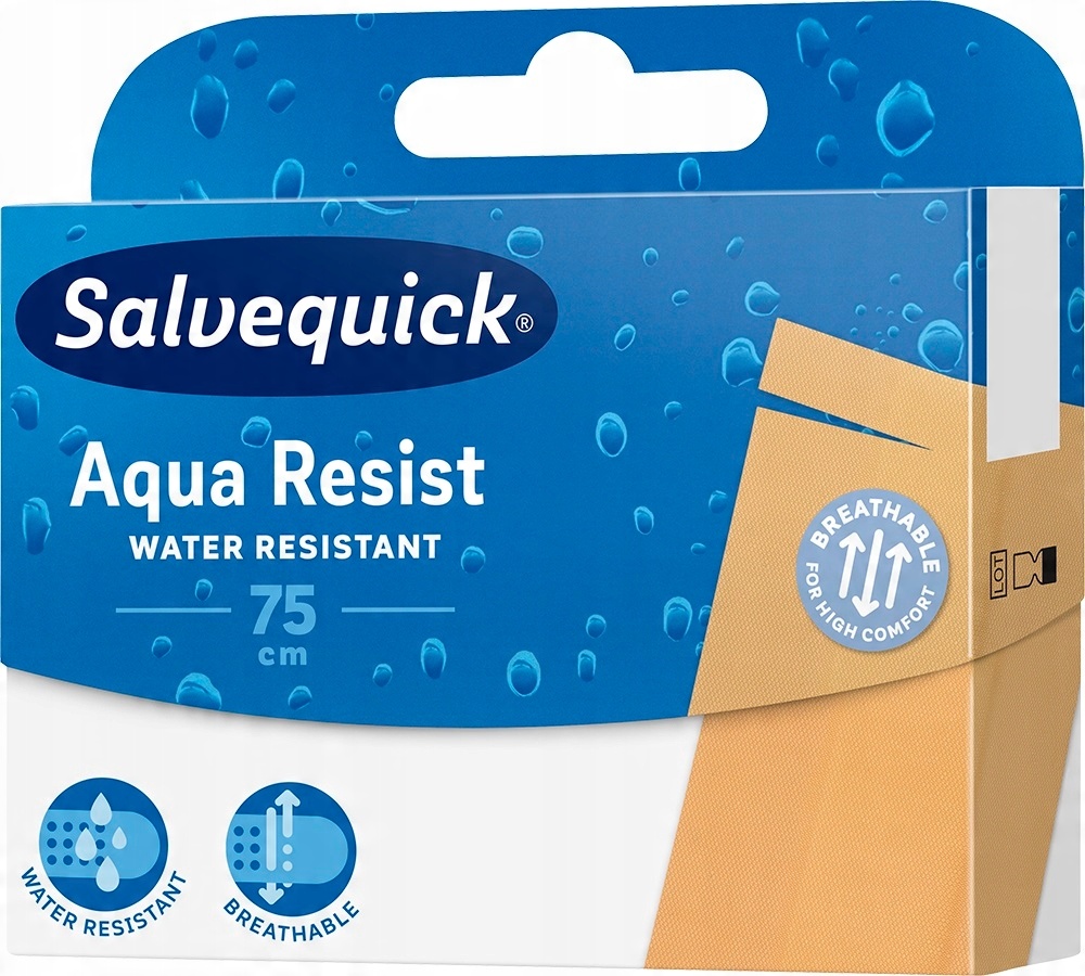 

Salvequick Aqua Resist plaster 75cm x 6cm 1 szt.