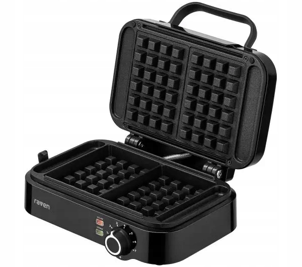 Gofrownica Raven EG007 1200W Regulacja temperatury 2 Prostokąty