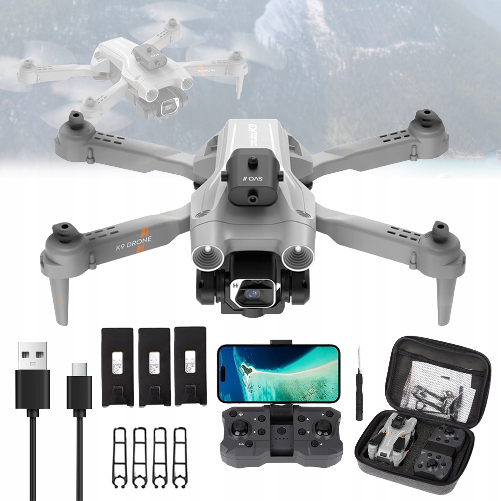 Dron Rc Z Kamerą 4K Wyraźne Obrazy Z Lotu Stabilne Zawisanie Ustaw Wysokość