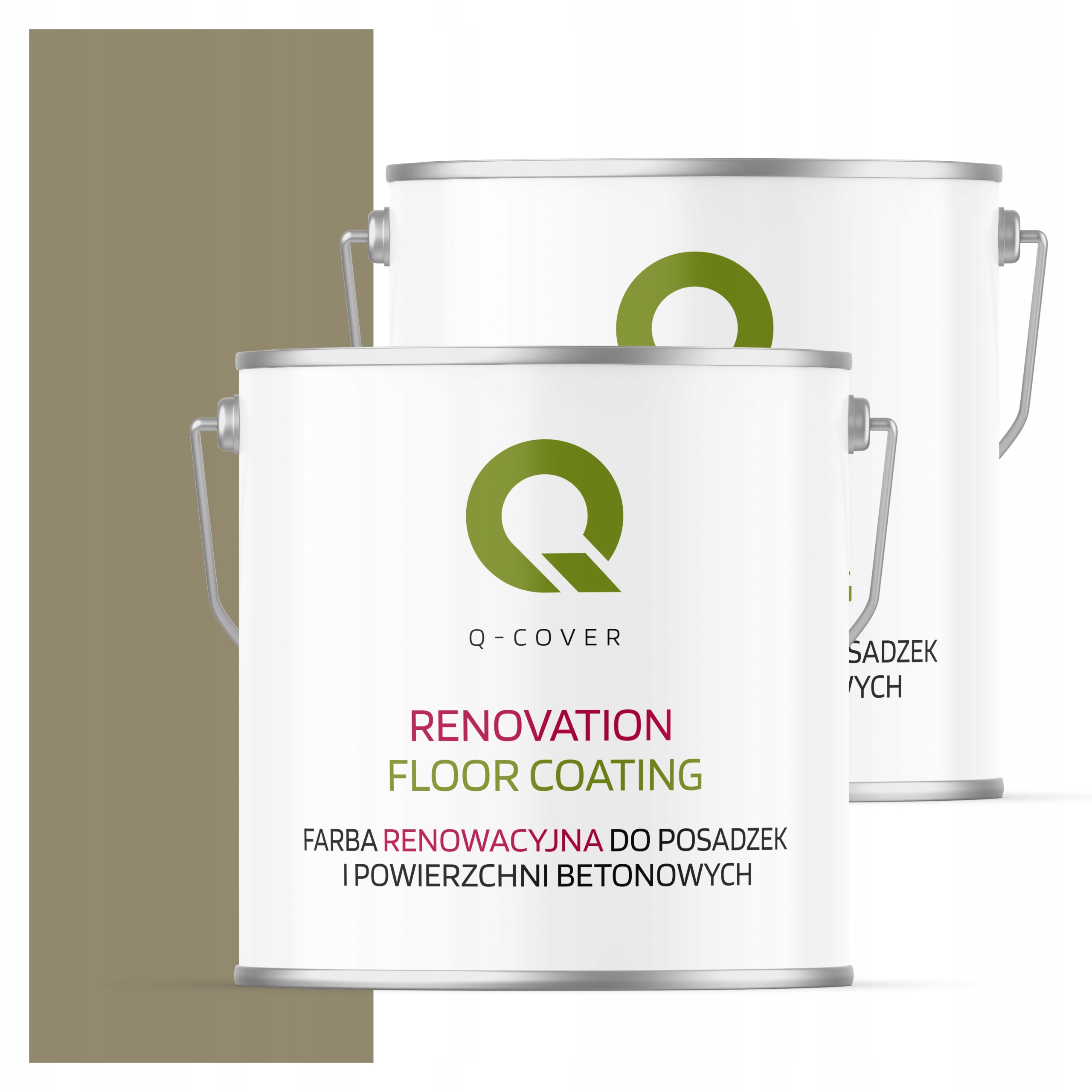 Ochranná farba na podlahy Betón Renovačná šedá žltá 7034 Lesk 5L