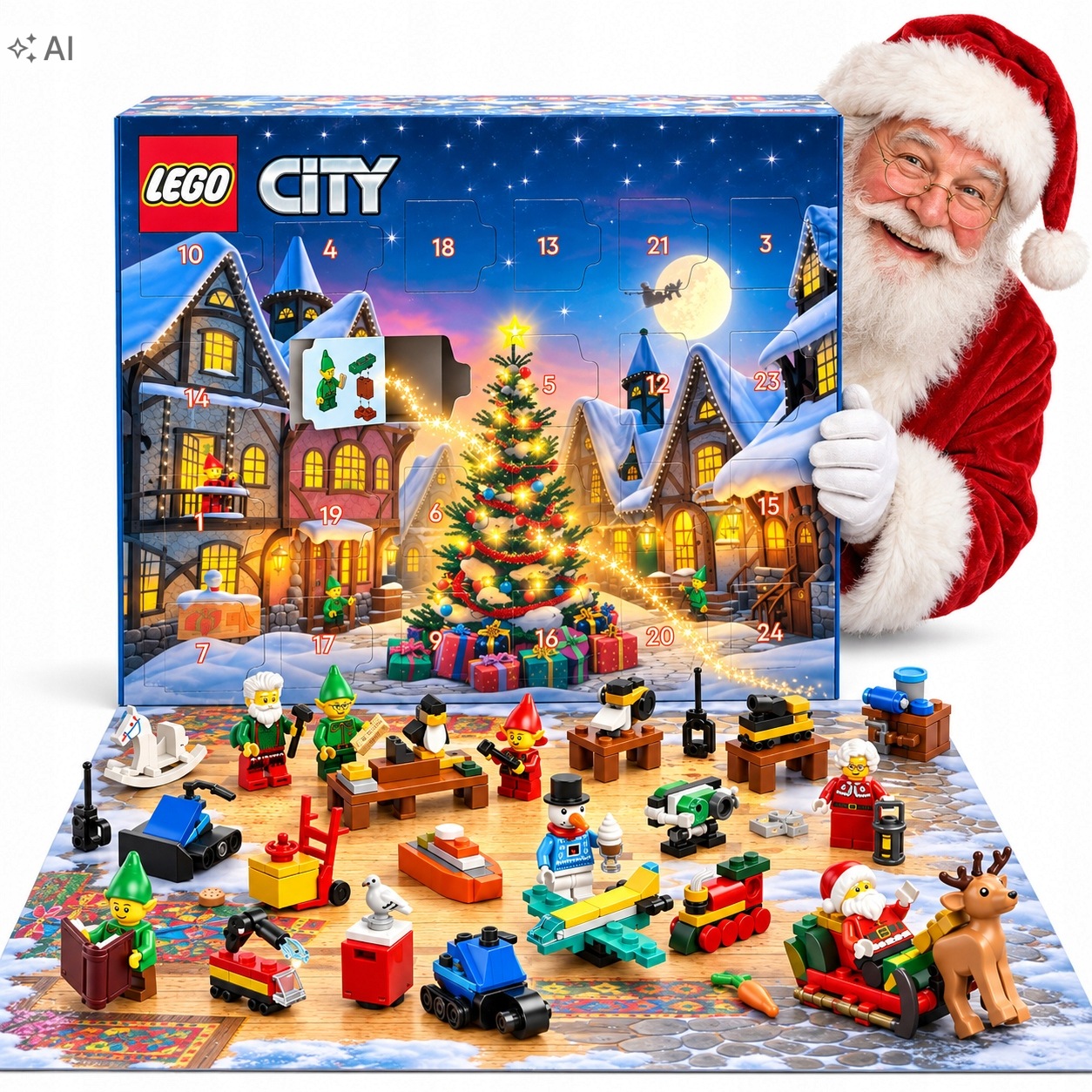 stavebnice Lego City Adventní kalendář 2026 Dárek k Vánocům pro dítě