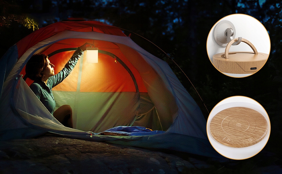 LAMPKA NOCNA LED RGB LAMPA STOŁOWA BEZPRZEWODOWA USB DOTYKOWA ŚCIEMNIANA Kolor biały