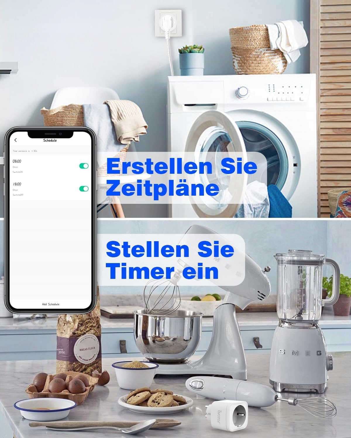 Inteligentne gniazdka Avatar AWPO8L-BT 4 szt. Kod producenta AWPO8L-BT