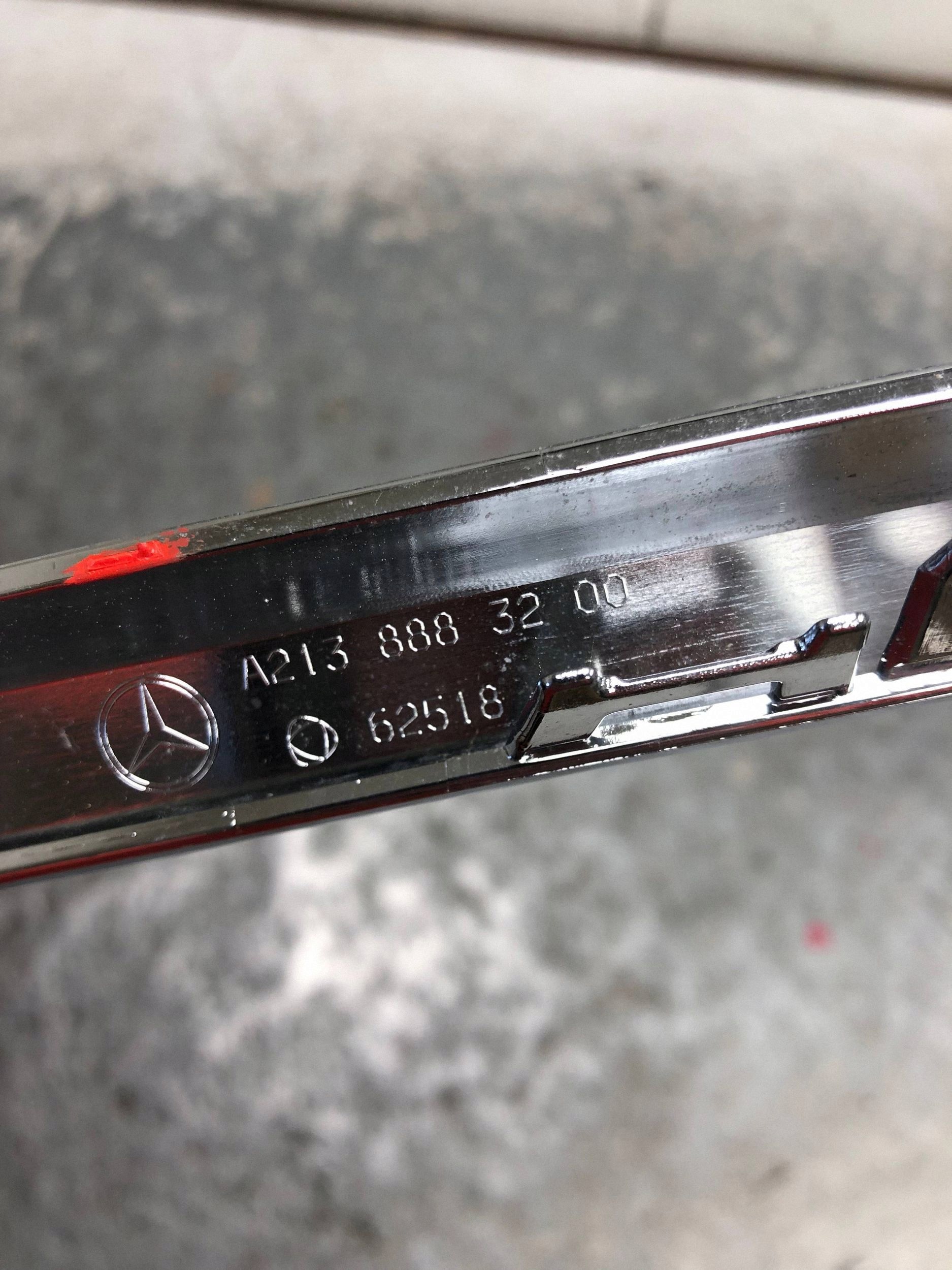frame CHROM GRILLA MERCEDES W213 LIFT A2138883200