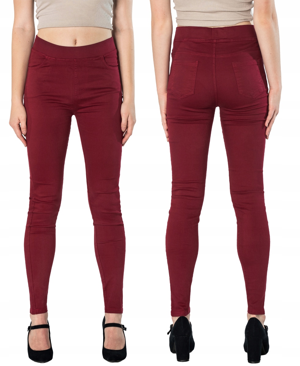 

Spodnie Damskie Rurki z Wysokim Stanem 1920-2 S/m