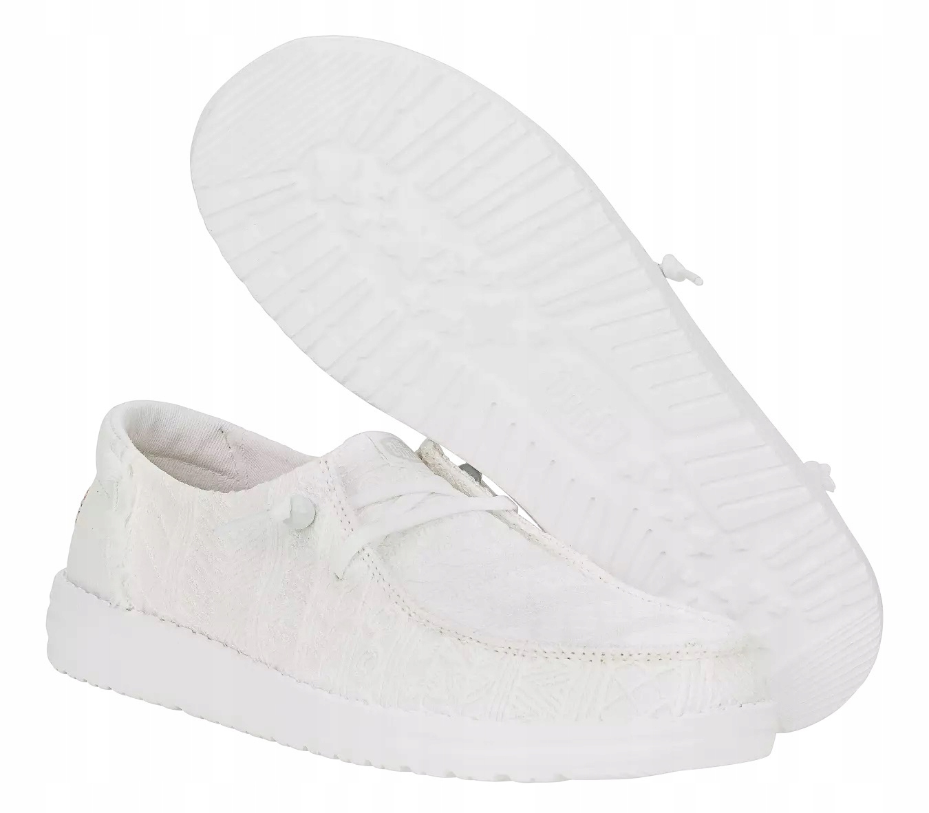 Hey Dude Wendy Crochet Lace 43112-100 bílé dámské mokasíny W10 41