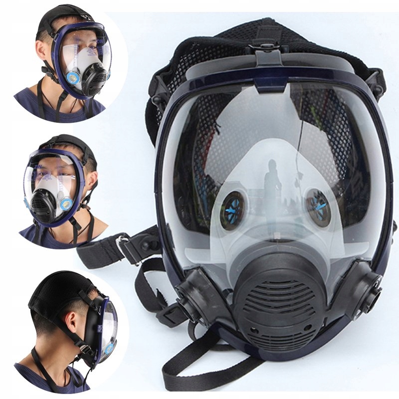 MASKA LAKIERNICZA PEŁNA 6800 KOMPLET Z FILTRY 5W1 PEŁNA MASKA ODDECHOWA Marka Bedee