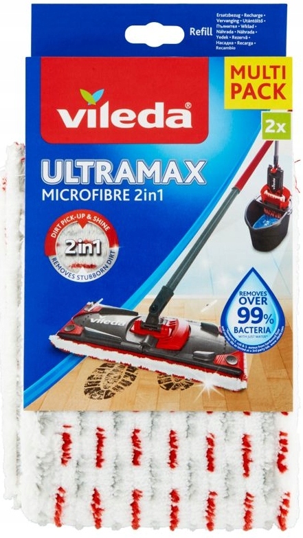 Levně Vileda Ultramax Microfibre 2v1 náhrada 2 ks