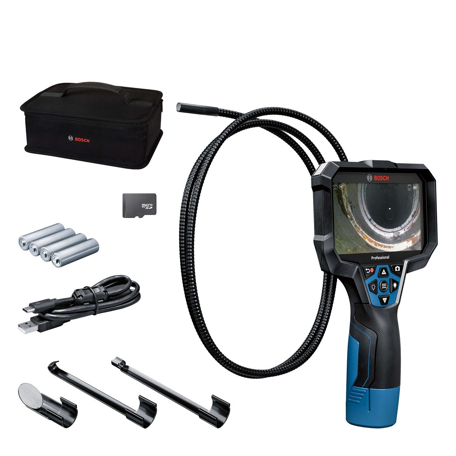 Inšpekčná endoskopická kamera Bosch Gic 12V-5-27C 5" 1280x720 8,3 mm 32