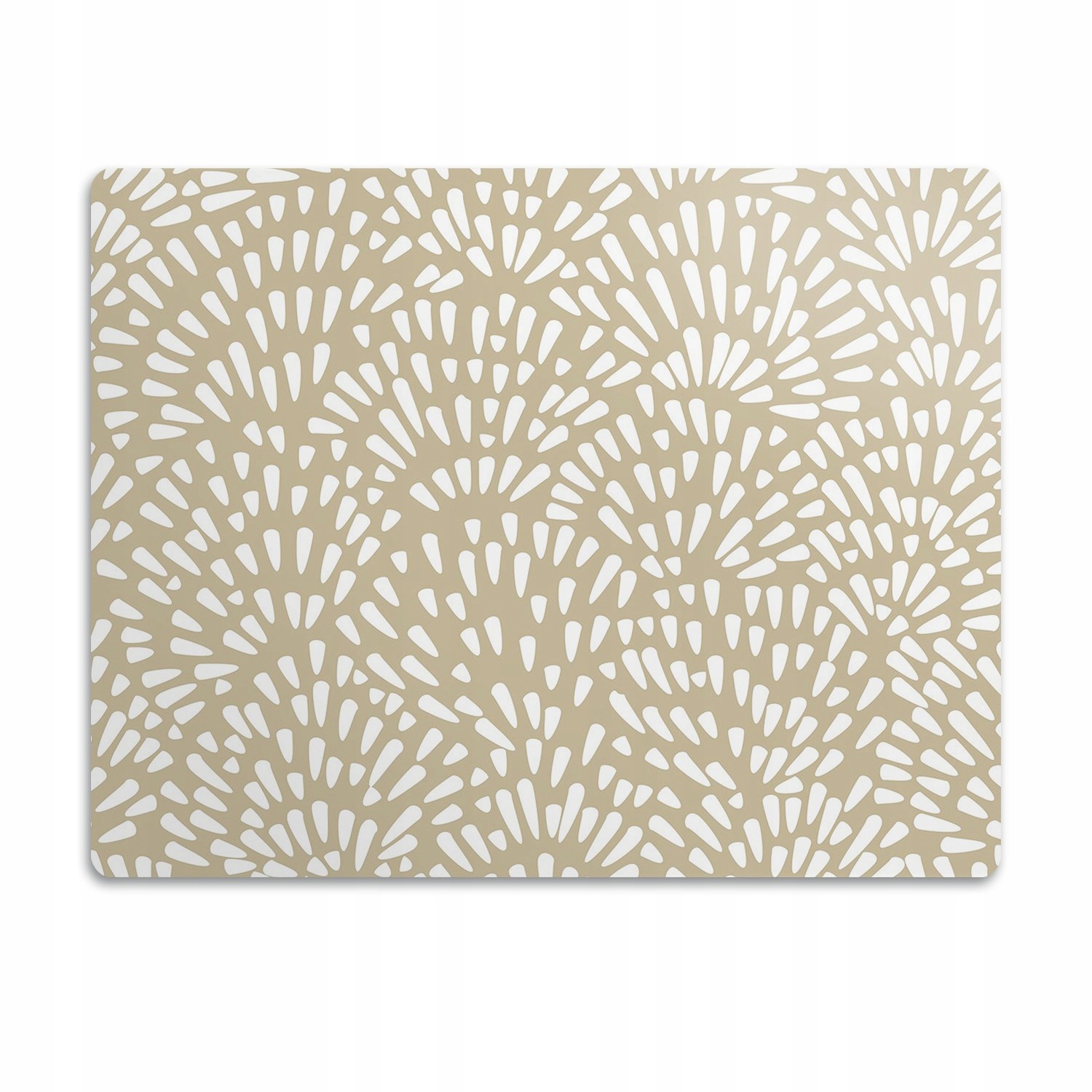 Ochranná podložka pod misky Béžová kleksy vzor 60x40 cm