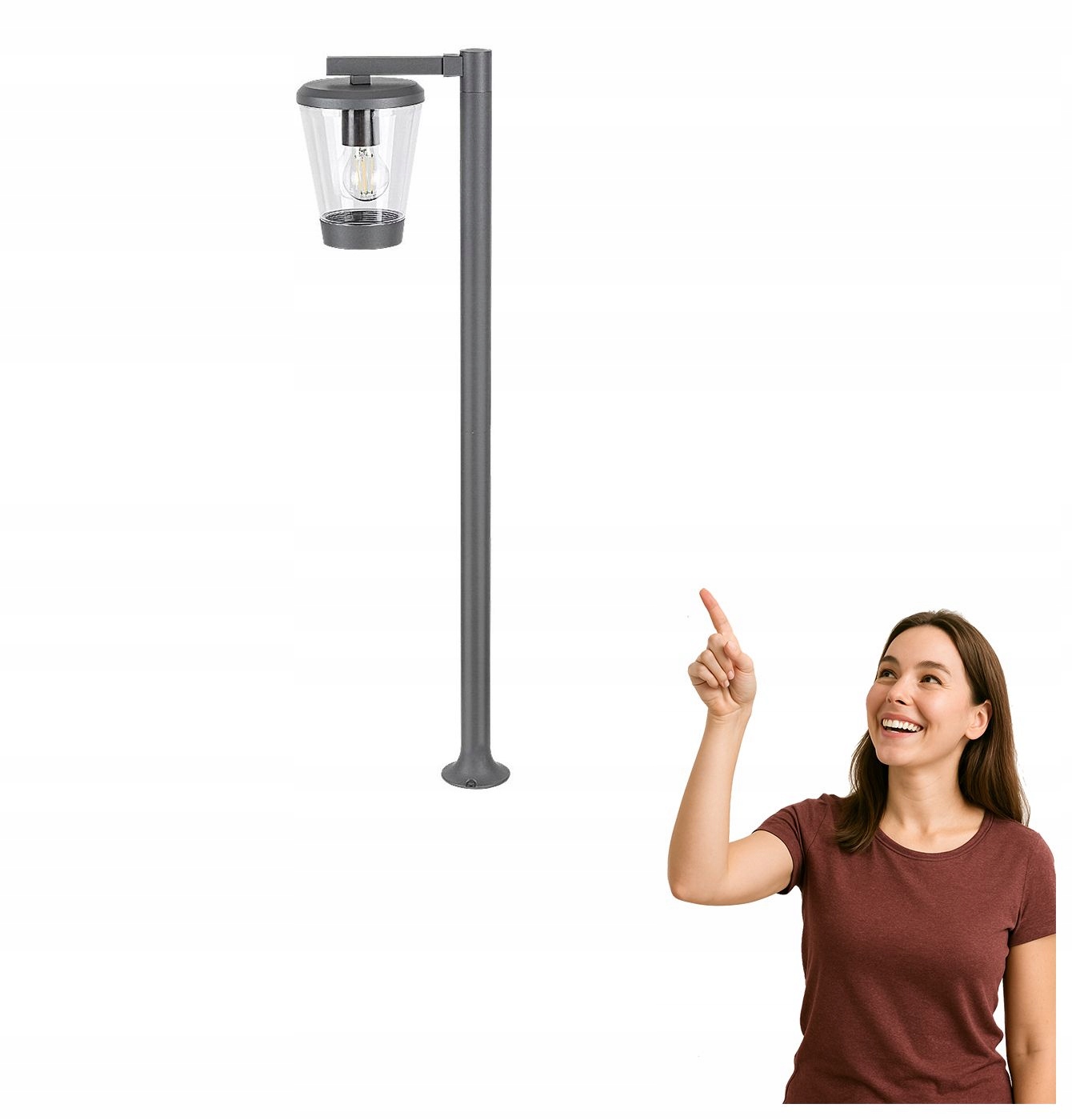 Venkovní sloupková zahradní lampa Savano 7269 Rabalux