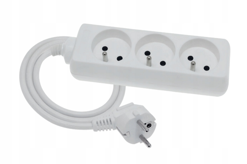 

Przedłużacz Listwa Zasilająca 3 Gniazda 3 Metry