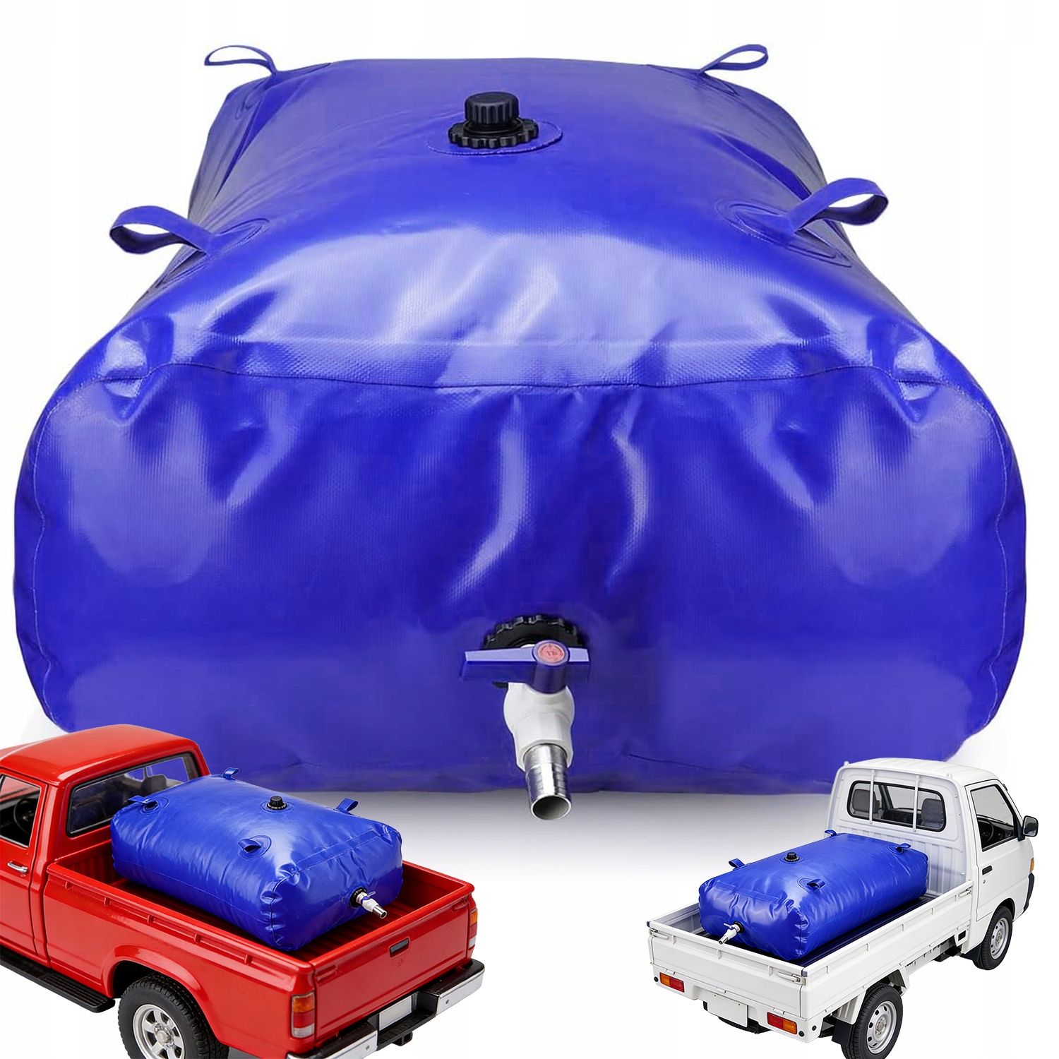 Přenosný Měchýř Pro Skladování Vody 350 L, Velká Kapacita 100 X 70 X 50 CM