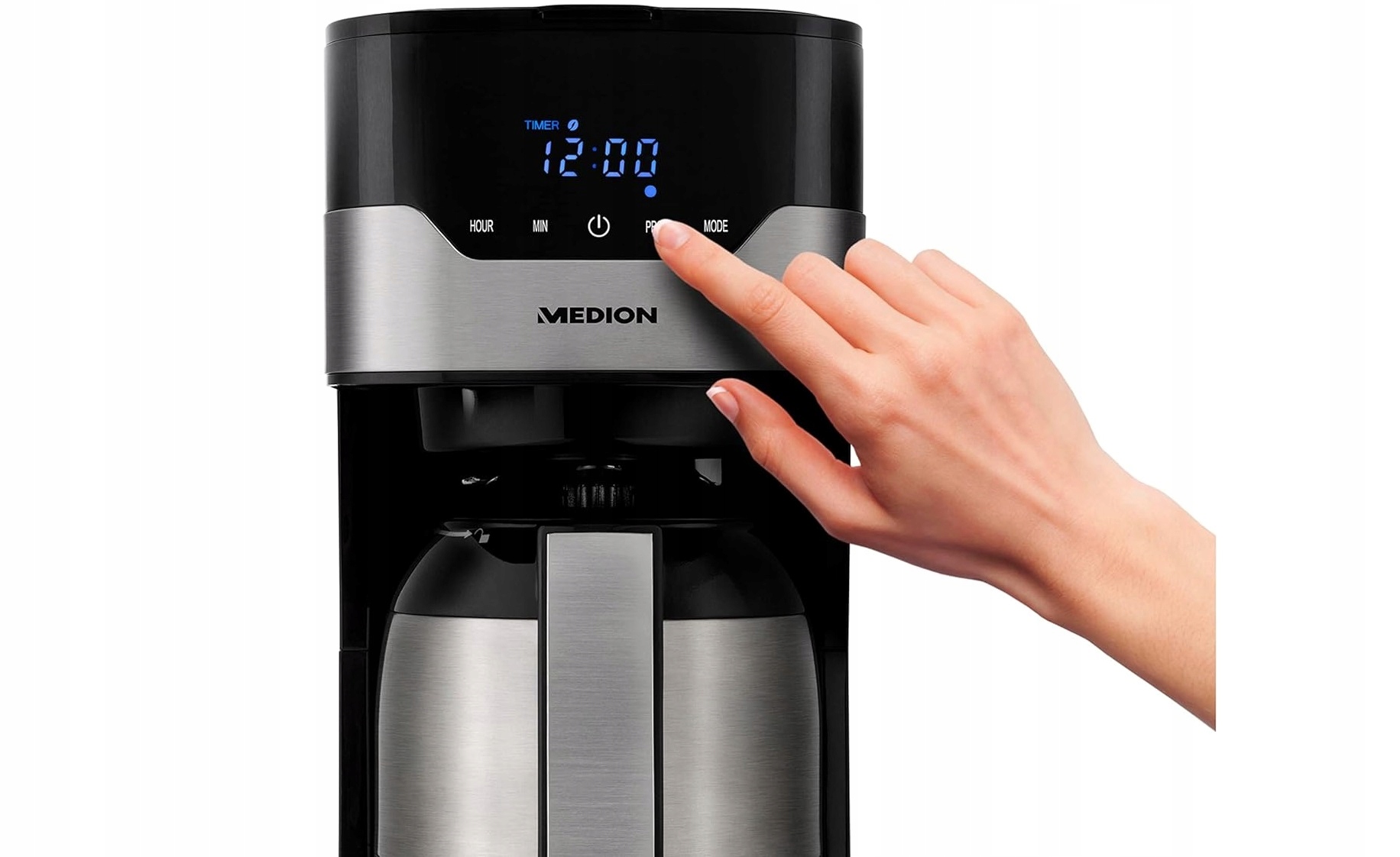 PRZELEWOWY EKSPRES DO KAWY MD18458 1,1L 900W 8 FILIŻANEK REGULACJA AROMATU Model MD 18458