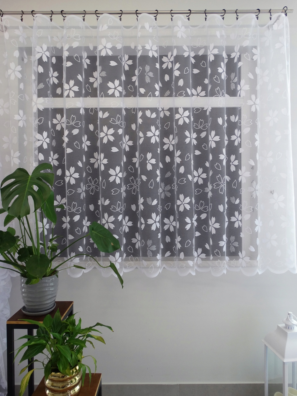 Mg Záclona žakár 623/875 Bílá 310x180 cm hotová s páskou K