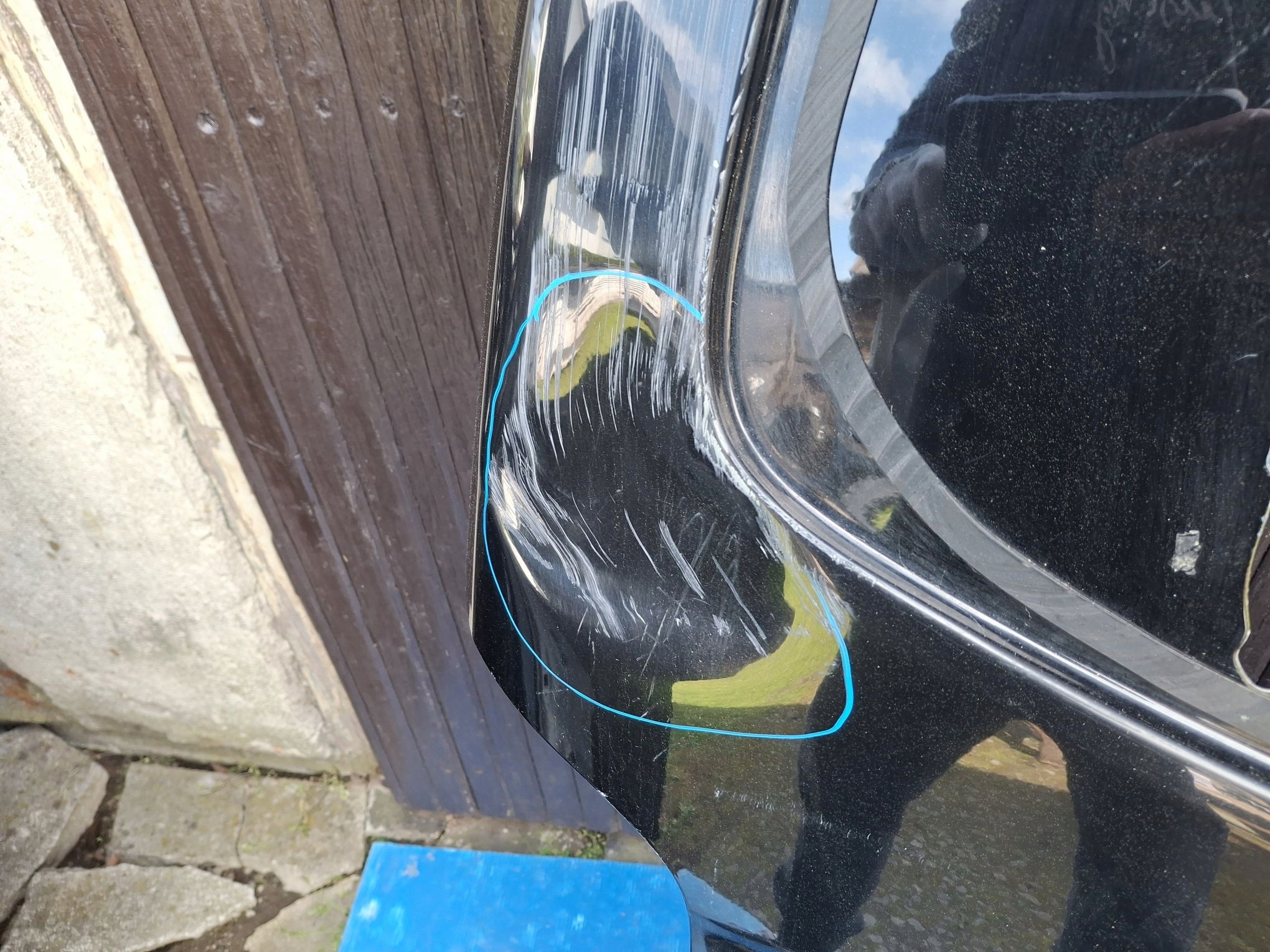 boot doors MERCEDES VITO below SZYBE W447 2014R->