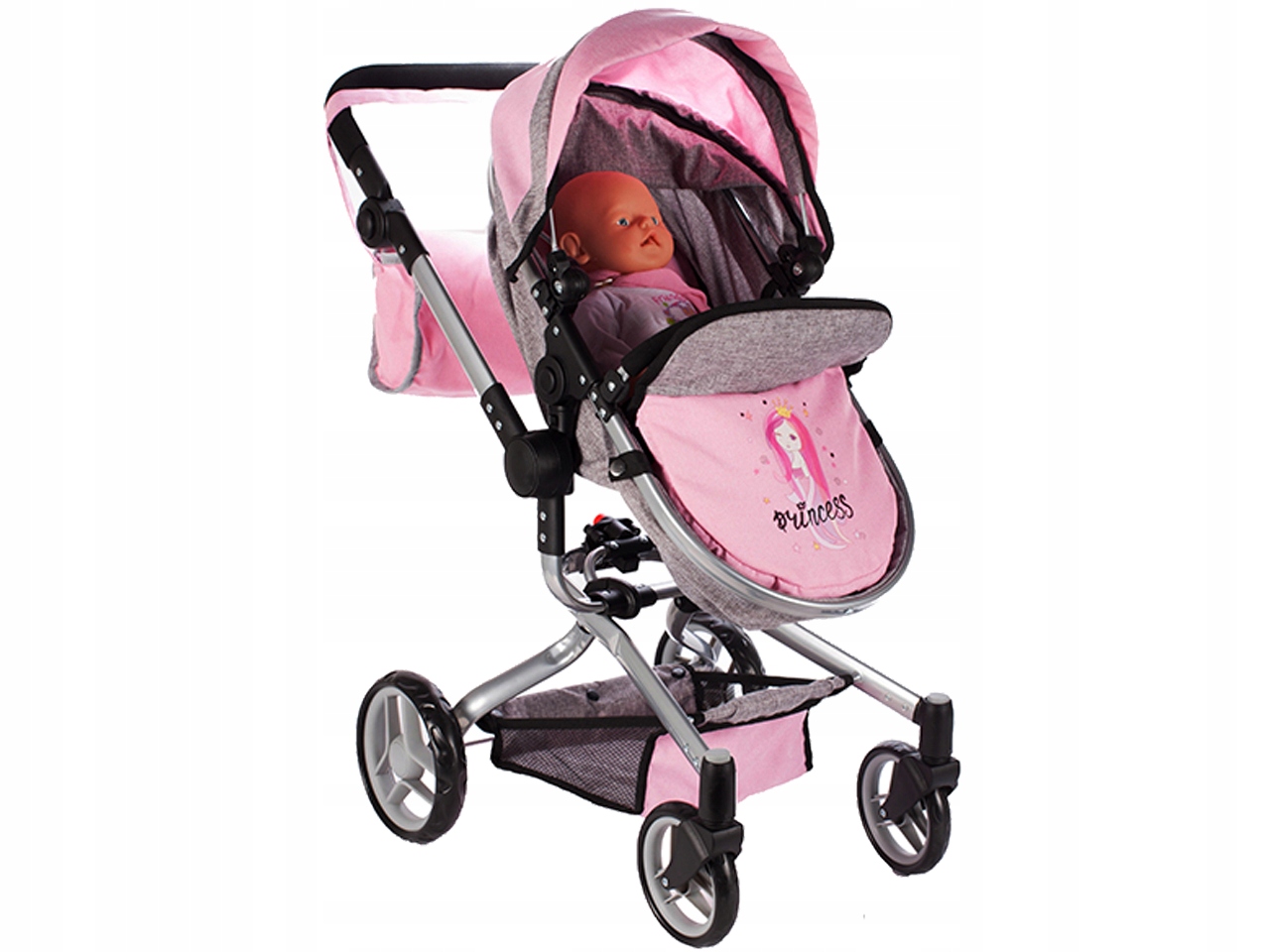 Wózek dla lalki głęboki MalPlay Princess EAN (GTIN) 5901924217565