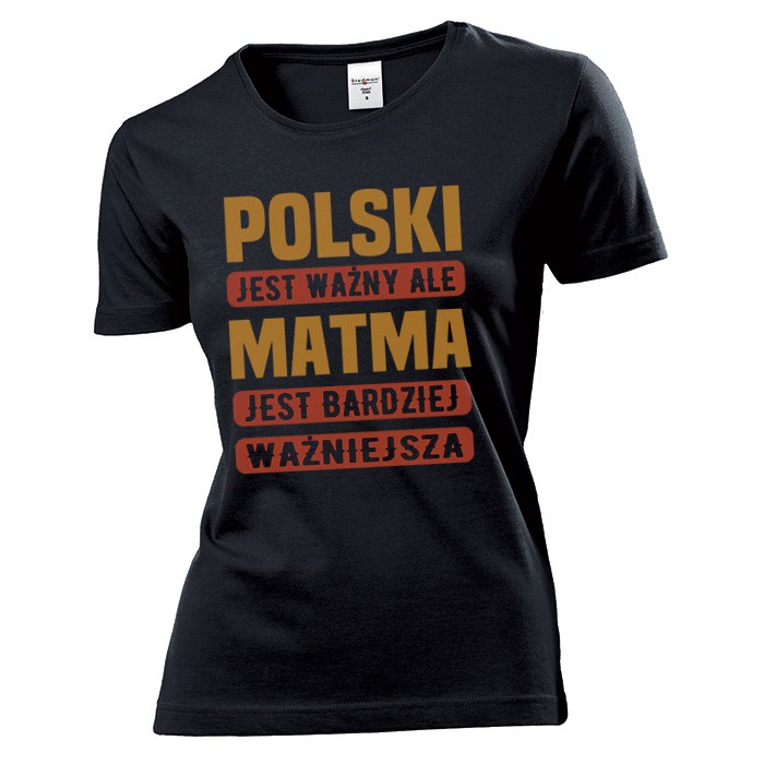 

Koszulka damska Polski vs matma XXL