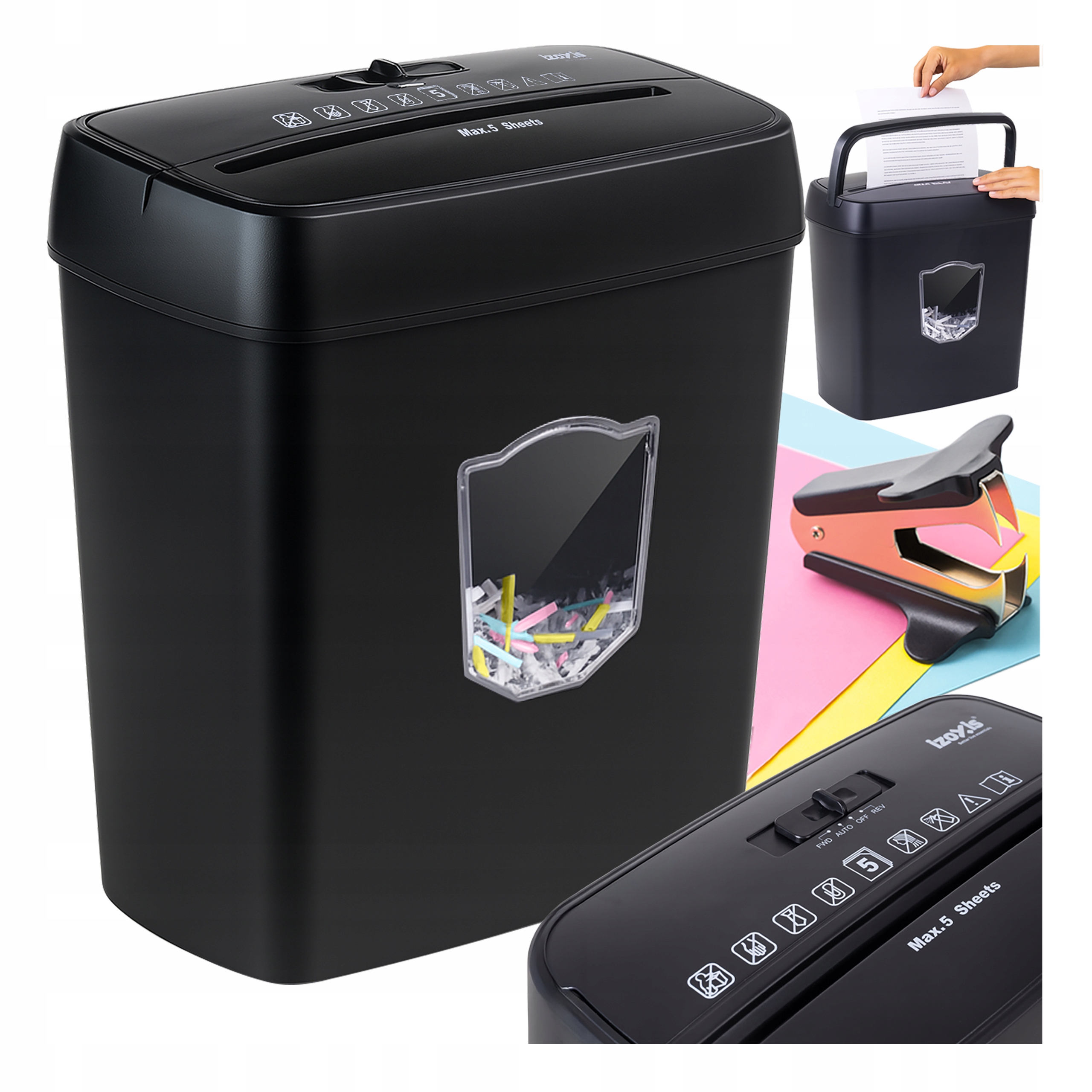 12.5 L GDPR P-4 офисный измельчитель бумаги мощный автоматический