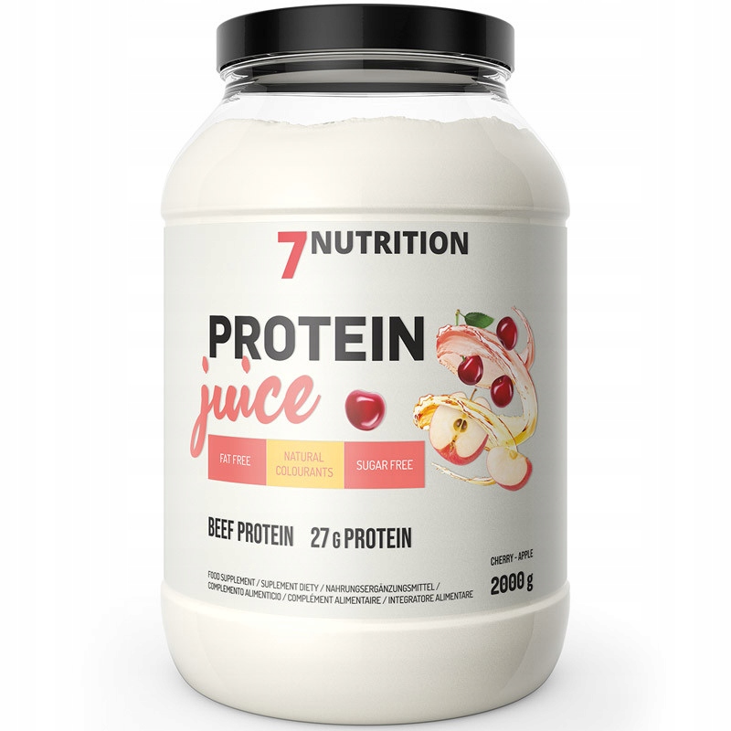 7NUTRITION Protein Juice Beef 2000g Bílkovina Hydrolyzát Hovězí Bez Laktózy