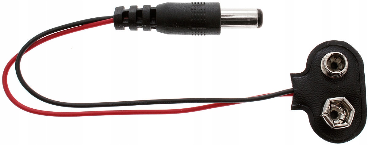 

Konektor Adapter Baterii Zatrzask 9V DC 2.1/5,5