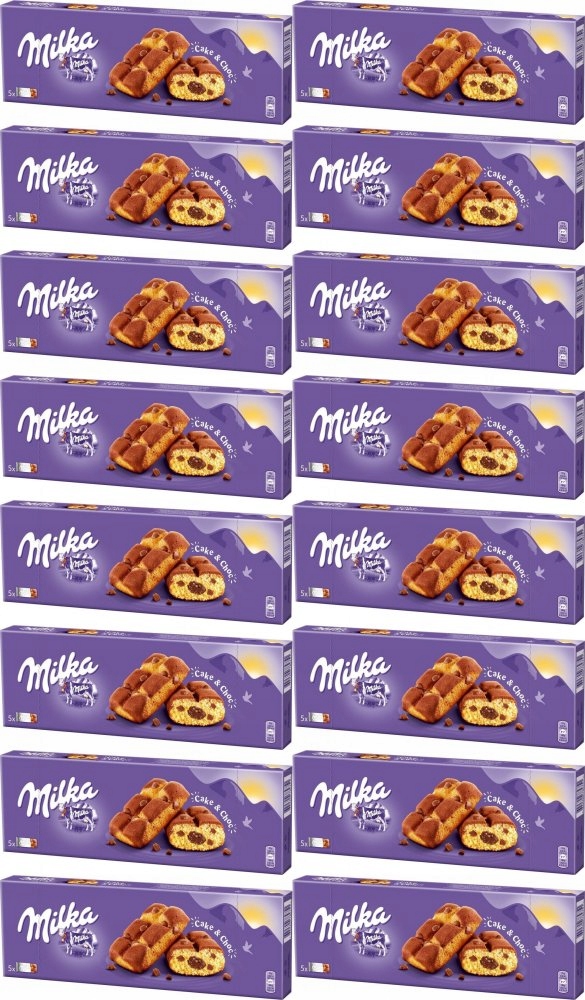 Biszkopty z Nadzieniem Czekoladowym Milka Cake Choc 175 g x16