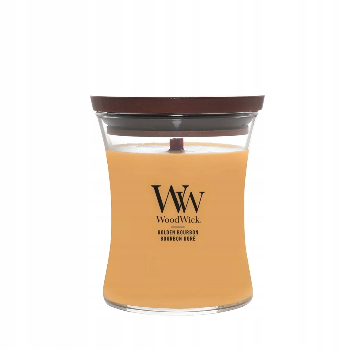 Woodwick Golden Bourbon 275 g Svíčka s vůní Golden Bourbon