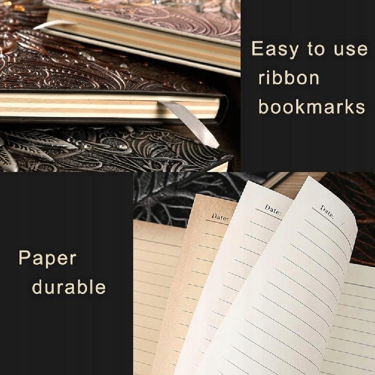 Notes A5 retro skóra Notesy pamiętnik planery 3d Rozmiar A4