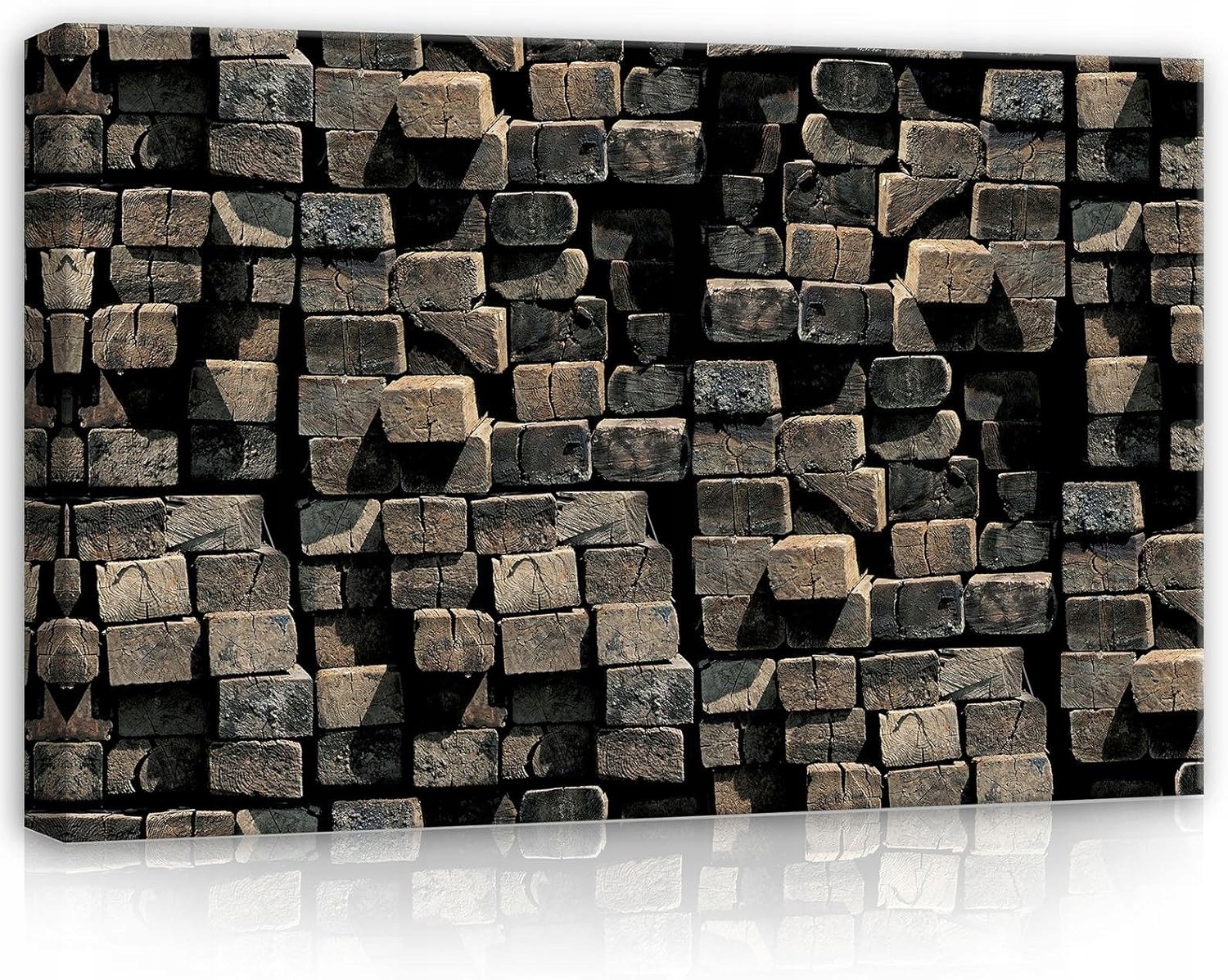 Obraz 100x75 Dřevo textura trámy podklady industriální rustikální textura