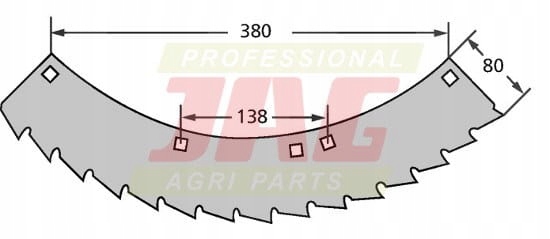 Nůž Kemper Chopper pravý 78230