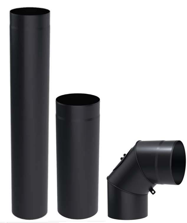 Sada rúr Fi 200 pre krbovú vložku, starý komín z tehál