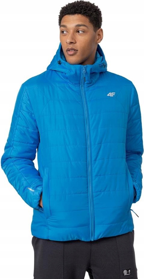 Pánská Bunda 4F Modrá H4Z22 KUMP006 33S vel M