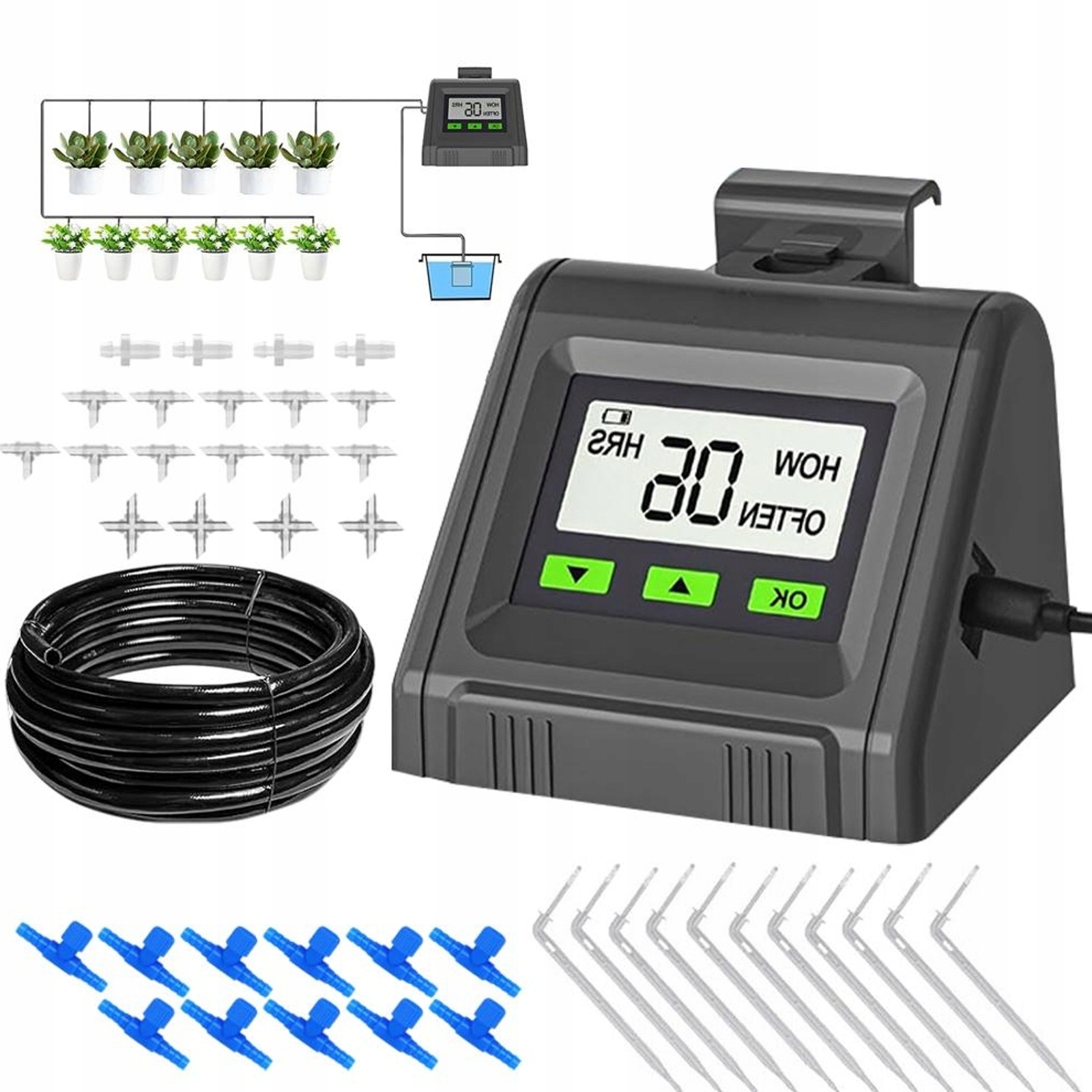 Sada Pro Kapkové Zavlažování Květin Zeleniny A Sukulentů