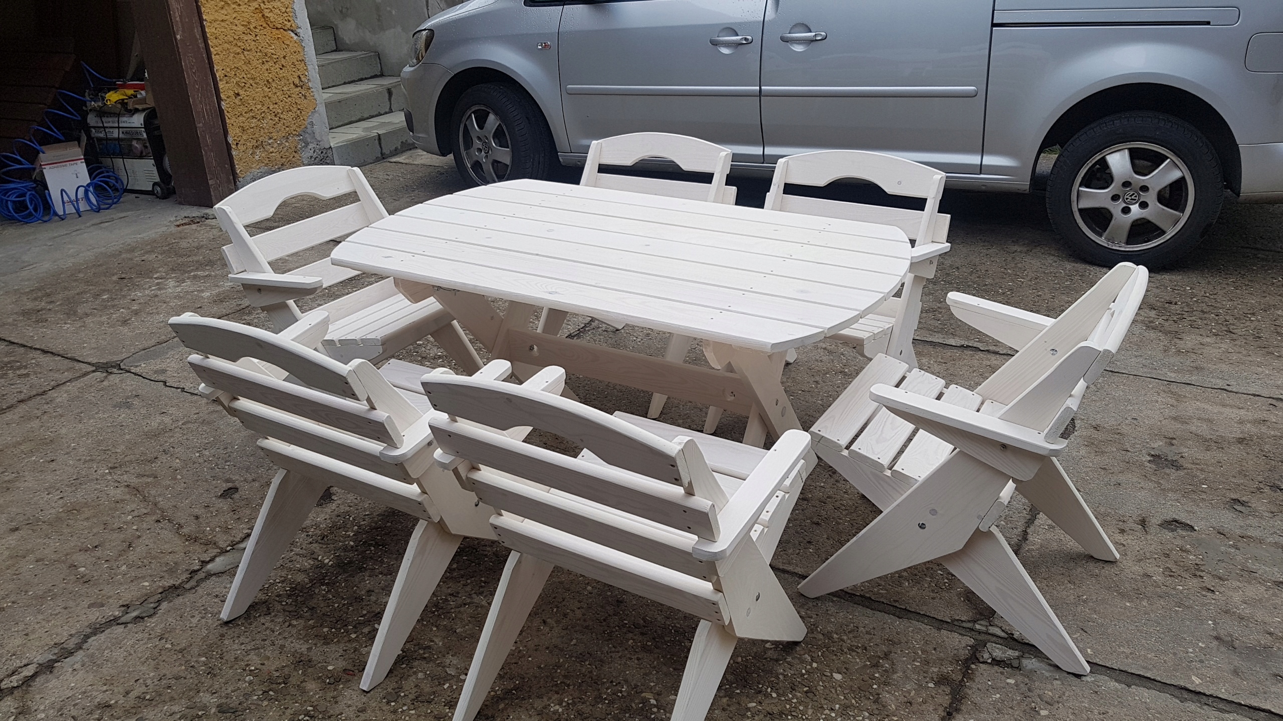 SKŁADANE MEBLE OGRODOWE DREWNIANE Styl tradycyjny