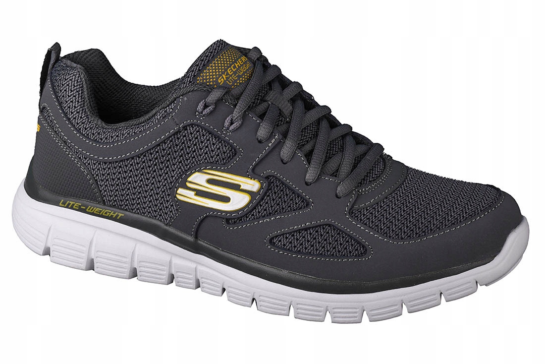 Skechers Burns Agoura (42,5) Pánské tenisky Tkanina Šedá