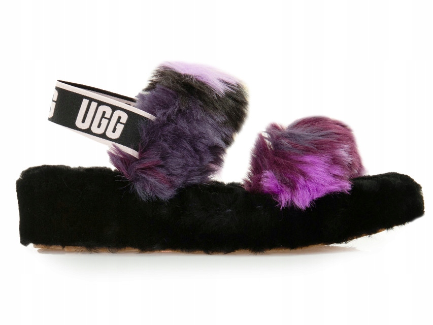 UGG Womens Fluff Yeah Slide Purple Sky – Island Comfort Footwear Fashion