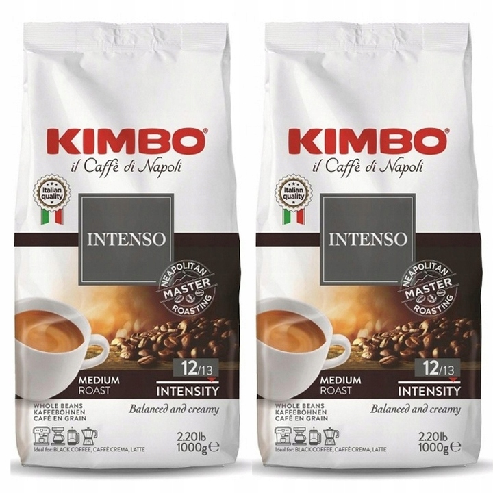 Kawa ziarnista Kimbo Intensity 12/13 Aroma Intenso 2x1kg