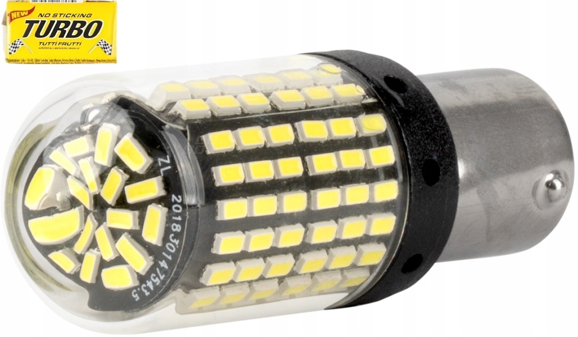 Żarówka Led Canbus BA15S P21W R10W R5W 600LM 144SMD Biała Mocna Na 12V 24V