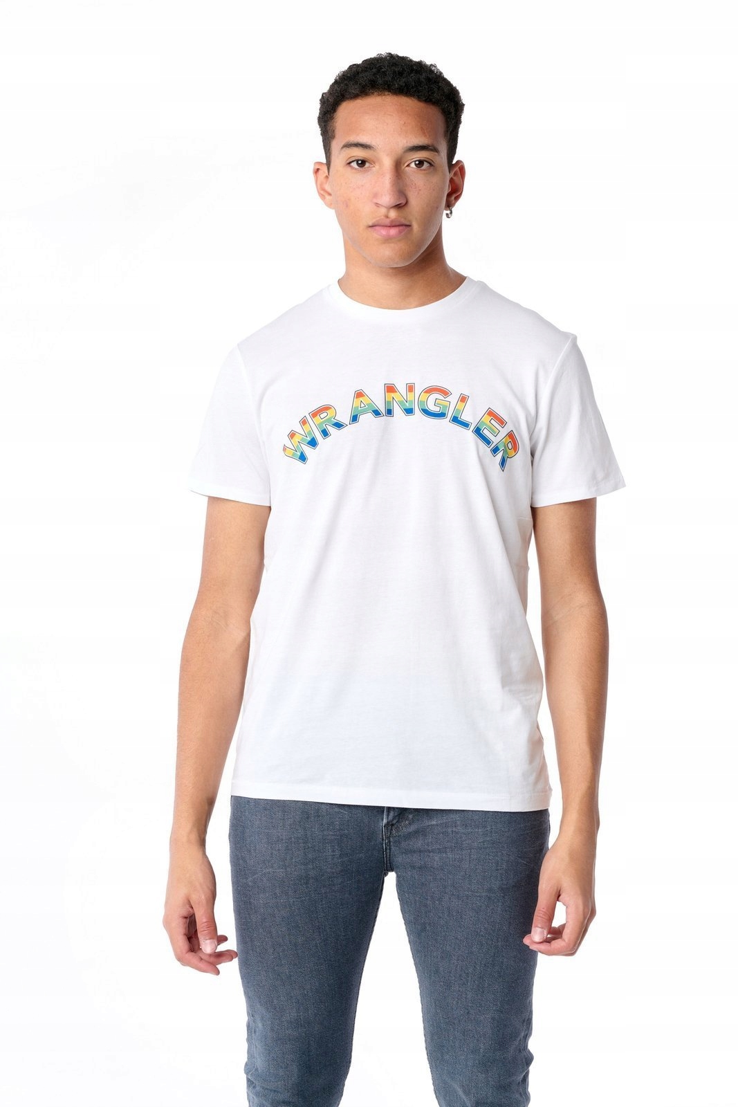 

Wrangler Ss Rainbow Tee White W7F2D3989 M