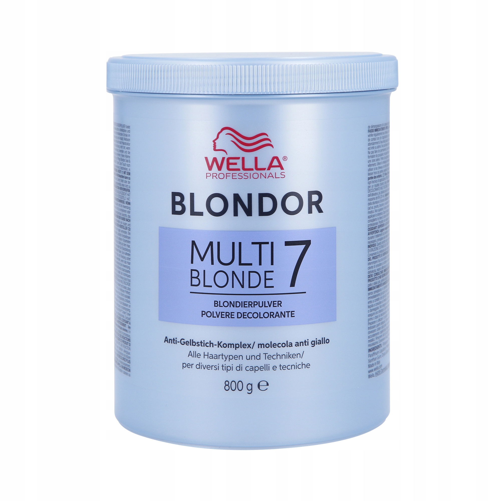 Wella Blondor Multi Blonde 7 Powder, Bezprašný rozjasňovač 800 g