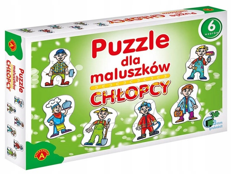 

Puzzle Dla Maluszków Chłopcy Układanka Alexander