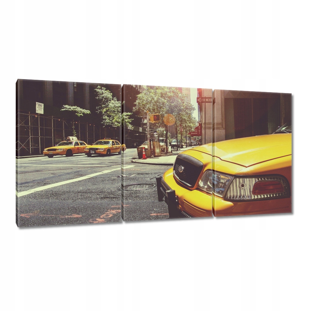 

Obrazy 120x60 Żólte taksówki Taxi Taksi